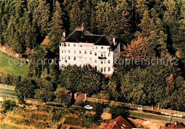 Zwesten Bad Fliegeraufnahme Kurheim Haus Ebersberg
