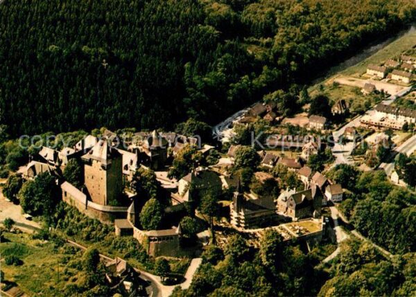 Solingen Fliegeraufnahme Schloß-Burg Wupper