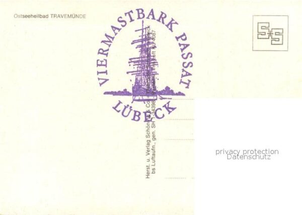 Travemuende Ostseebad Fliegeraufnahme mit Hafen – Bild 2