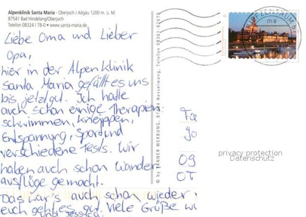 Oberjoch Alpenklinik Santa Maria – Bild 2