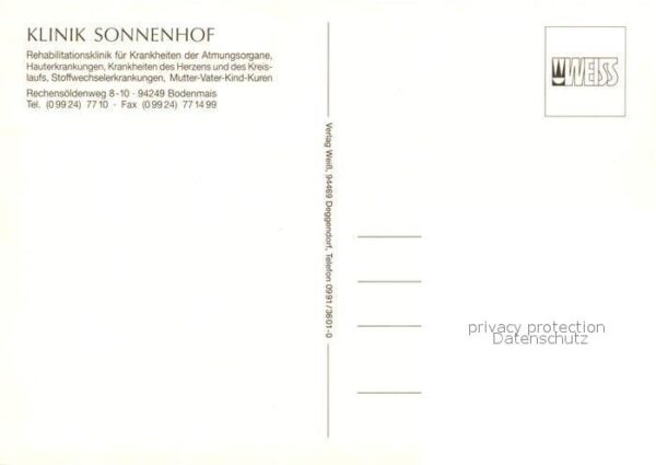 Bodenmais Klinik Sonnenhof Schwimmbad – Bild 2