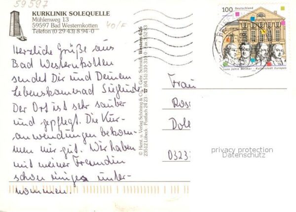 Bad Westernkotten Kurklinik Solequelle Schwimmbad – Bild 2