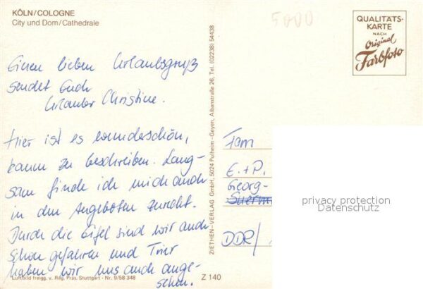 Koeln Rhein Fliegeraufnahme City und Dom Rheinbrück – Bild 2