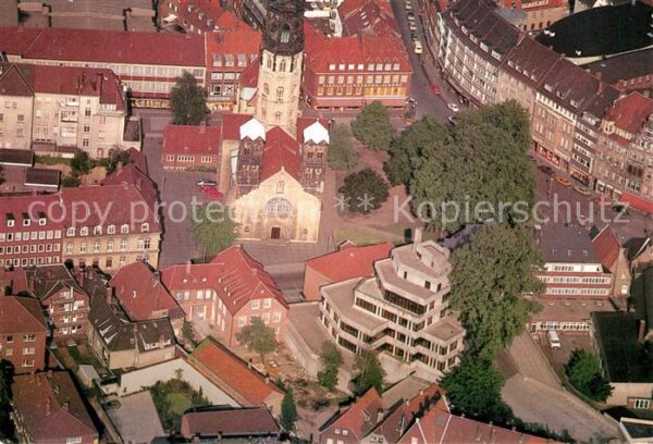 Muenster Westfalen Fliegeraufnahme St. Ludgeri