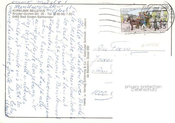 Salmuenster Bad Soden Kurklinik Bellevue Schwimmbad – Bild 2