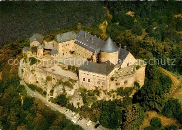 Edersee Fliegeraufnahme Schloß Waldeck