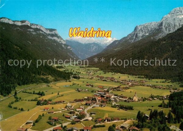 Waidring Tirol Fliegeraufnahme