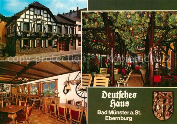 Bad Muenster Stein Ebernburg Weinhaus Deutsches Haus Restaurant Wapp