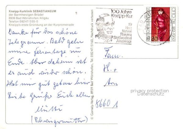 Bad Woerishofen Kneipp Kurklinik Sebastianeum – Bild 2