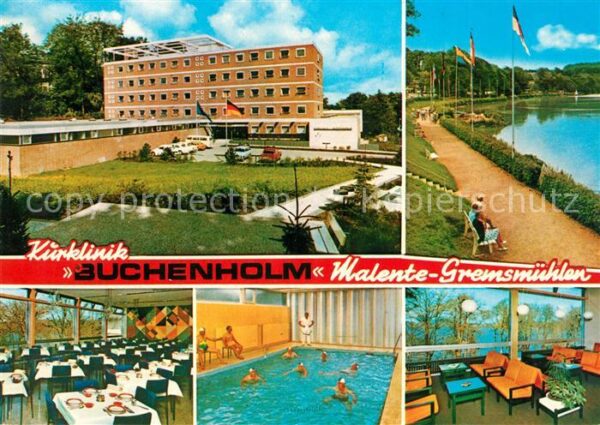 Malente-Gremsmuehlen Kurklinik Buchenholm Luftkurort Kneipp