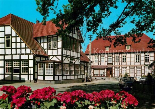 Bad Essen Schullandheim und Apotheke Fachwerkhäus