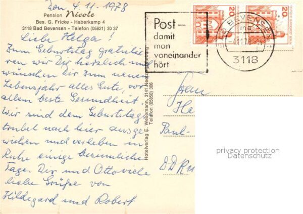 Bad Bevensen Pension Nicole Garten – Bild 2