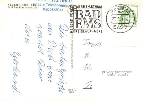 Bad Ems Albert Kurheim – Bild 2