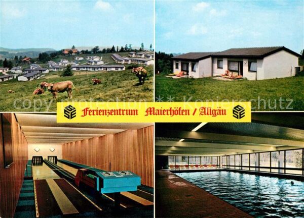 Maierhoefen Allgaeu Ferienzentrum Hallenbad Kegelbahn Viehw