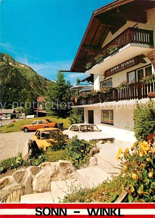 Mittelberg Kleinwalsertal Cafe Restaurant Pension Sonnwinkl