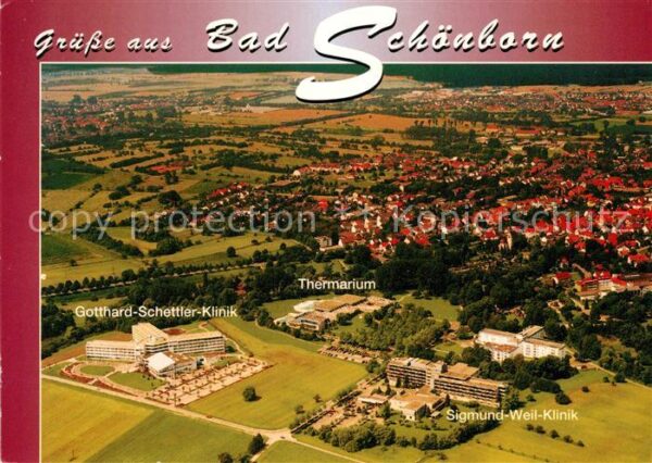 Bad Schoenborn Kliniken Thermarium Fliegeraufnahme