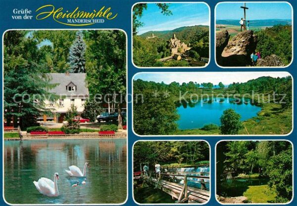 Manderscheid Eifel Cafe Restaurant Hotel Heidsmühle Schwan