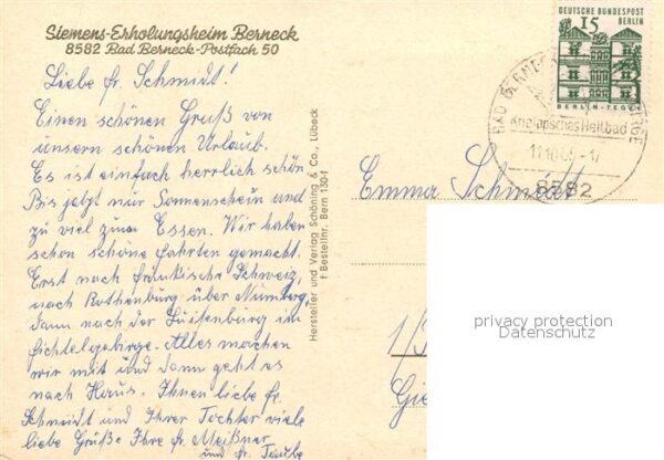 Bad Berneck Siemens Erholungsheim – Bild 2