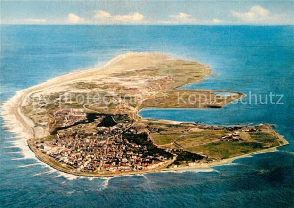 Norderney Nordseebad Nordseeinsel Luftbild aus 1000 m Höhe