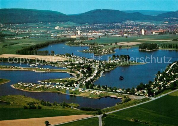 Rinteln Erholungsgebiet Doktorsee Fliegeraufnah