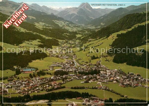 Kirchberg Tirol Kitzbüheler Alpen Fliegeraufnahme