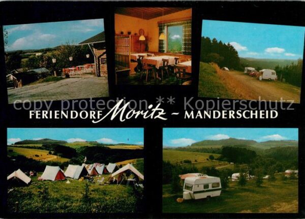 Manderscheid Eifel Feriendorf Moritz Campingplatz Landscha