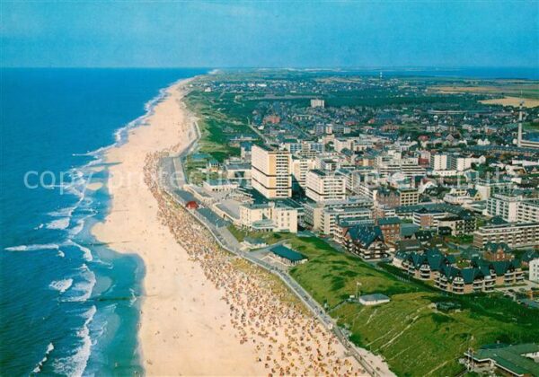 Westerland Sylt Fliegeraufnahme Strand