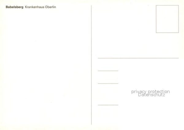 Babelsberg Krankenhaus Oberlin – Bild 2