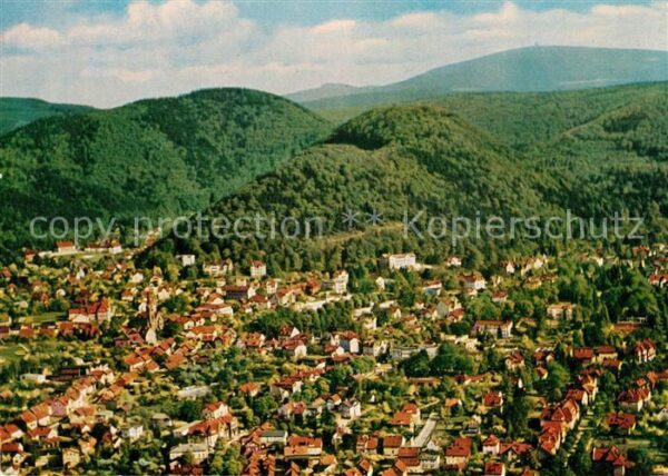 Harzburg Bad Burgberg Brocken Panorama