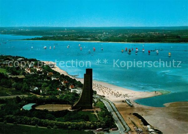 Laboe Fliegeraufnahme Denkmal