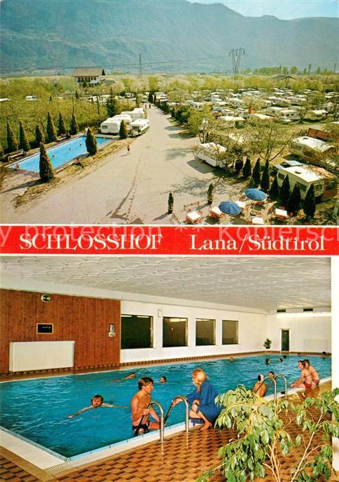 Lana Meran Schlosshof Campingplatz Schwimmbad