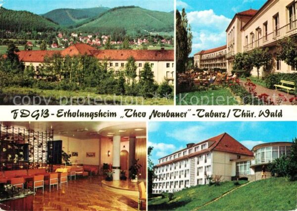 Tabarz FDGB Erholungsheim Theo Neubauer Tanzba