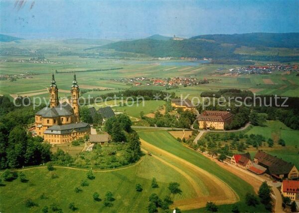Vierzehnheiligen Fliegeraufnahme Basilika Maintal