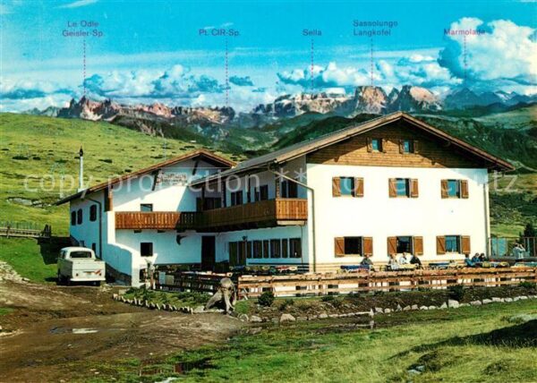 Klobenstein Ritten Rittnerhorn Haus Bergpanorama