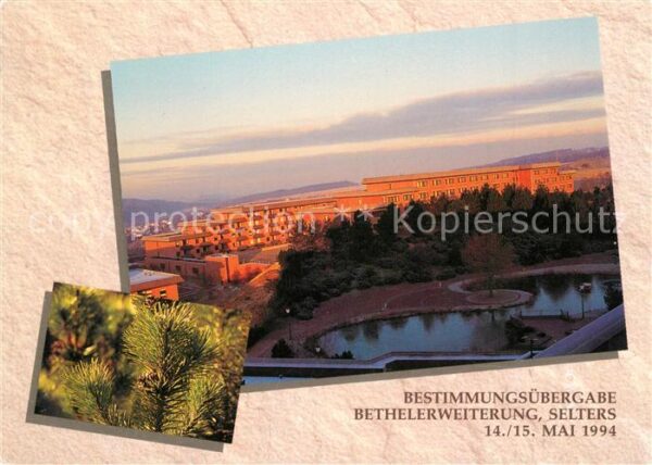 Selters Taunus Bestimmungsübergabe Bethelerweiterung