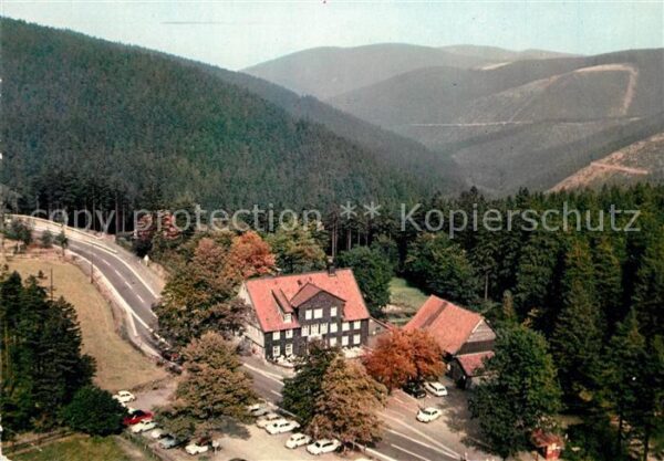 Auerhahn Goslar Fliegeraufnahme Berggasthaus