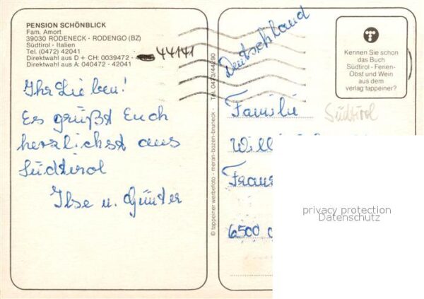 Rodeneck Italien Pension Schönblick – Bild 2