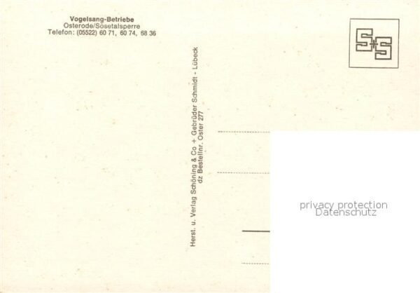 Osterode Harz Sösetalsperre Vogelsang-Betriebe – Bild 2