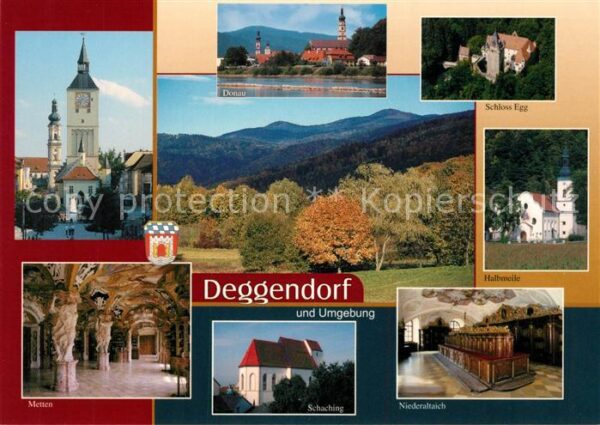 Deggendorf Donau Schloss Egg Halbmeile Niederaltaich Met