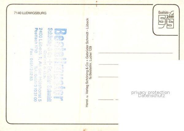 Ludwigsburg Wuerttemberg Ortsansichten – Bild 2