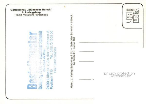 Ludwigsburg Wuerttemberg Gartenschau Blühendes Barock Planie Alt – Bild 2