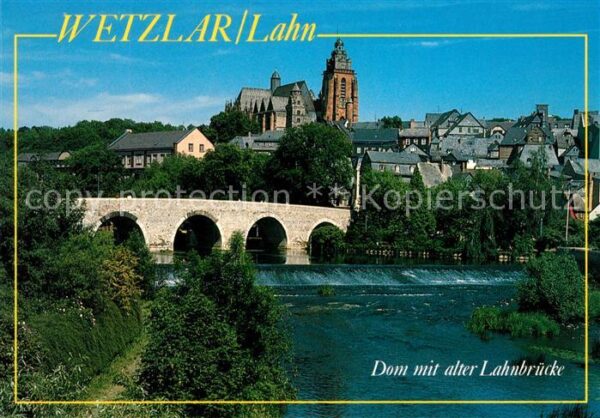 Wetzlar Dom Alte Lahnbrücke