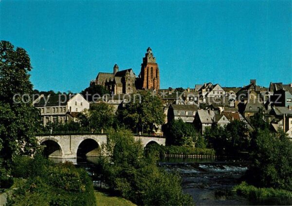 Wetzlar Dom Alte Lahnbrücke