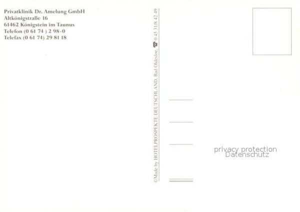 Koenigstein Taunus Privatklinik Dr. Amelung GmbH – Bild 2