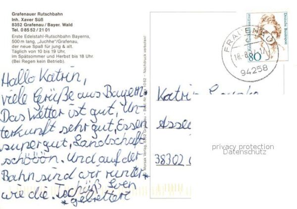 Grafenau Niederbayern Rutschbahn – Bild 2