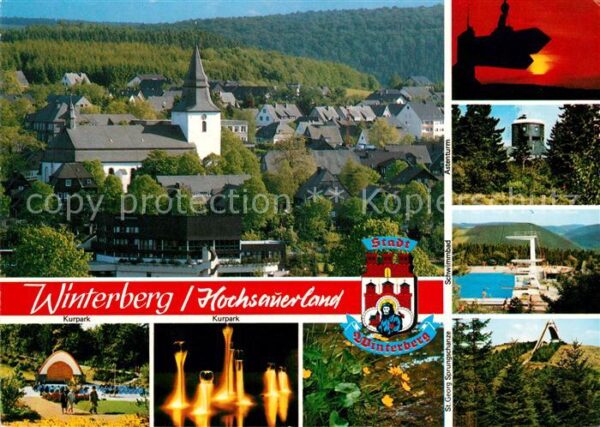 Winterberg Hochsauerland Kurpark Kurkonzert Kirche Schwimmbad Sc
