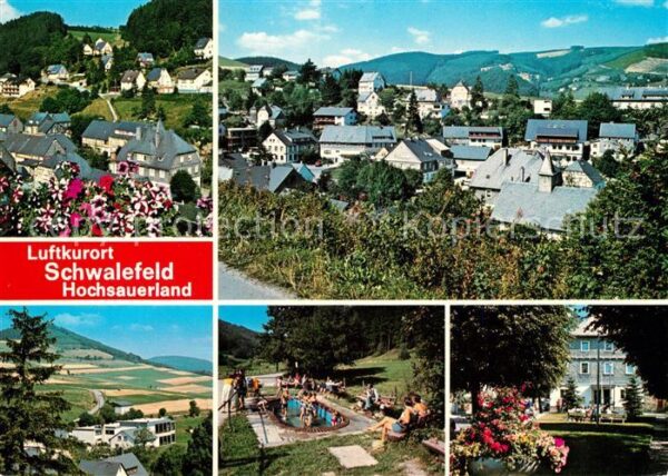 Schwalefeld Kneipptretbecken Panoramen Kurpark