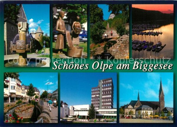 Olpe Biggesee Denkmäler Kirche Parkanlage Bootshafen