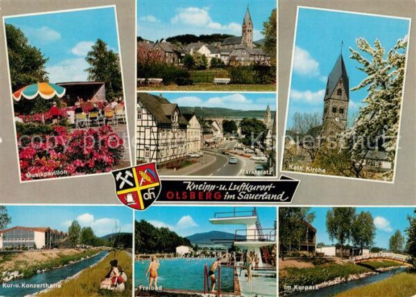 Olsberg Sauerland Schwimmbad Kurhaus Konzerthaus Marktpla