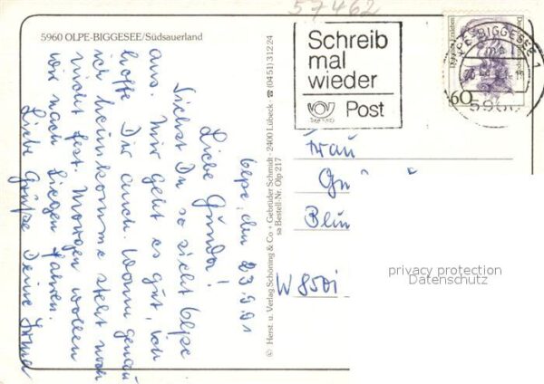 Olpe Biggesee Denkmal Kirche Gasthaus Olpener Löwe – Bild 2